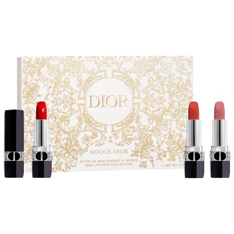 dior rouge 999 mini leflair|Mini Rouge Dior Lipstick Gift Set .